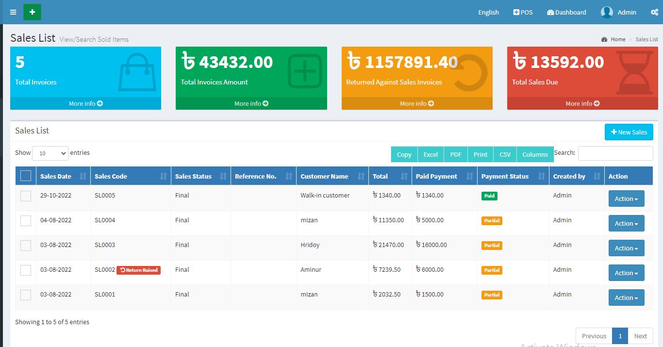 Inventory System - Large iT Solution